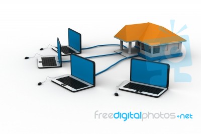 Online Real Estate Stock Image