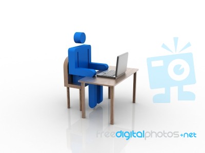 Online Training  Stock Image