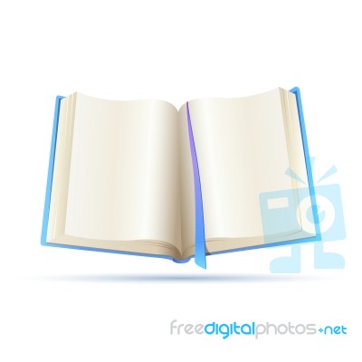 Opened Book Stock Image