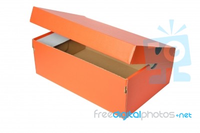 Opened Empty Box Stock Photo