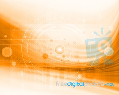 Orange Abstract Background Stock Image