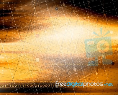 Orange Abstract Background Stock Image