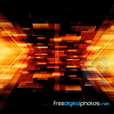 Orange Abstract Background Stock Image