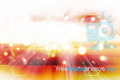 Orange Abstract Background Stock Image