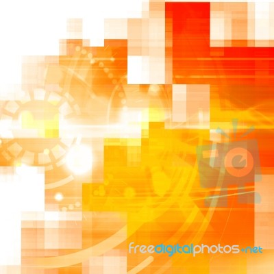 Orange Abstract Background Stock Image