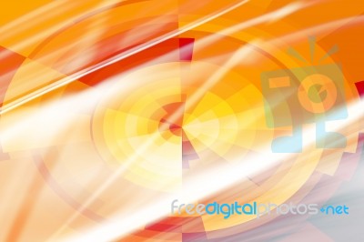 Orange Abstract Background Stock Image