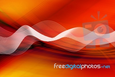 Orange Abstract Background Stock Image