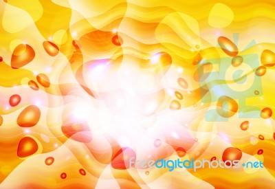 Orange Abstract Background Stock Image