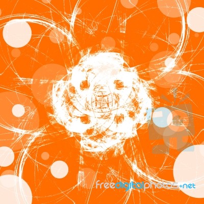 Orange Abstract Background Stock Image