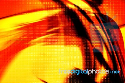 Orange Abstract Background Stock Image