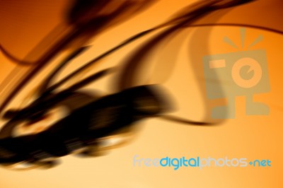 Orange Abstract Background Stock Image