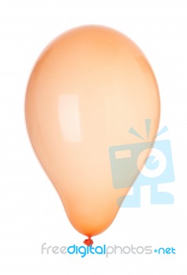 Orange Balloon Stock Photo