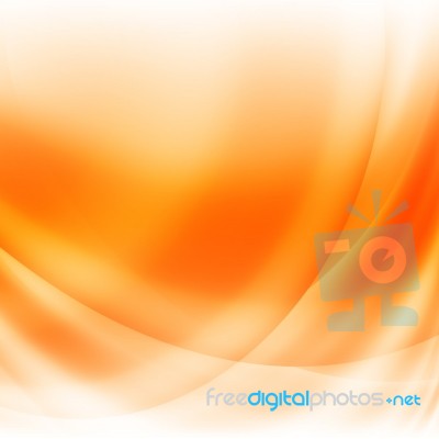 Orange Curve Lines Background Stock Image