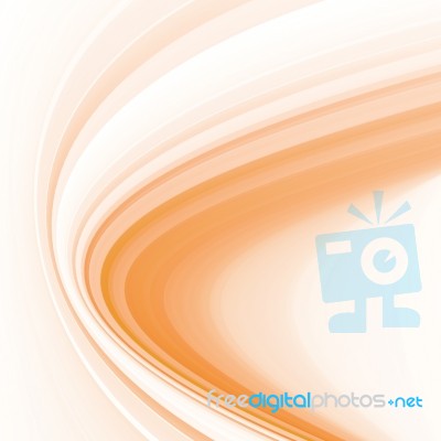 Orange Curved Background Stock Image