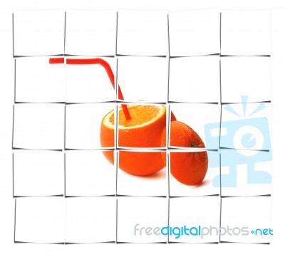 Orange Drink Stock Photo