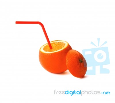 Orange Drink Stock Photo