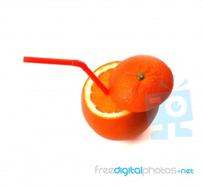 Orange Drink Stock Photo