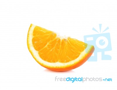 Orange Fruit Isolated Stock Photo