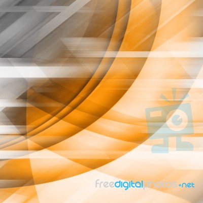 Orange Futuristic Background Stock Image