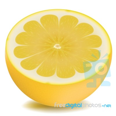 Orange Half Stock Image