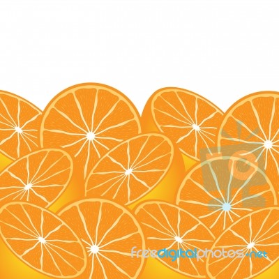 Orange Is Delicious Stock Image