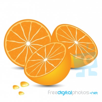 Orange Is Tasty Fruit Stock Image