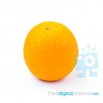 Orange Isolated On White Background Stock Photo