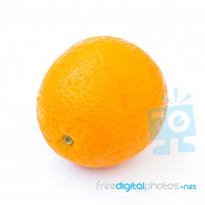 Orange Isolated On White Background Stock Photo