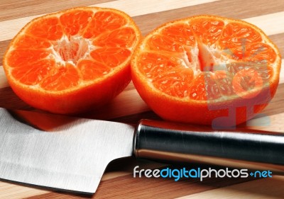 Orange Mandarin Tangerine Stock Photo