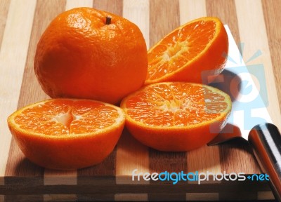 Orange Mandarin Tangerine Stock Photo