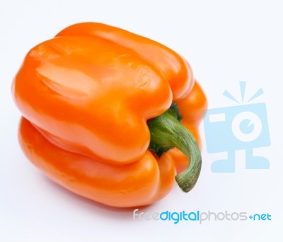 Orange Pepper Stock Photo