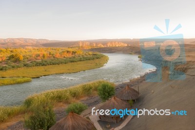 Orange River Namibia And South Africa Border Stock Photo