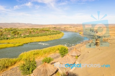 Orange River Namibia And South Africa Border Stock Photo