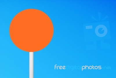 Orange Sign Stock Photo