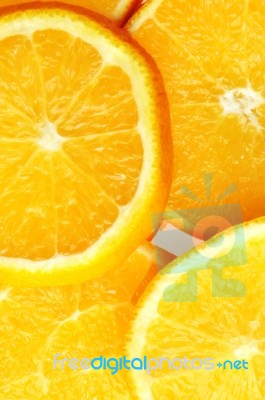 Orange Slices Stock Photo