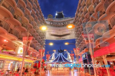 Orlando, Usa - Feb, 11: Royal Caribbean, Oasis Of The Seas, The Stock Photo