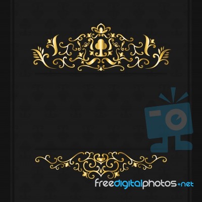 Ornament Frame Stock Image