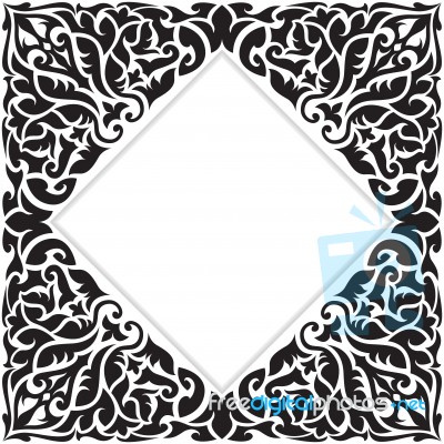 Ornament Frame Stock Image