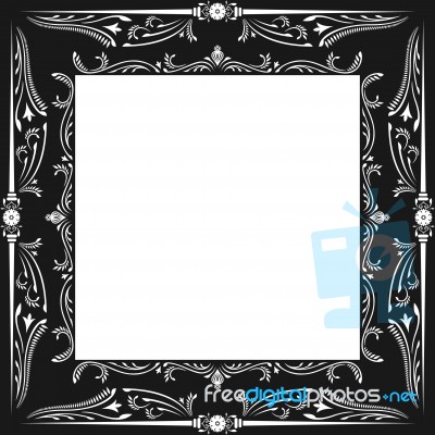 Ornament Frame Stock Image