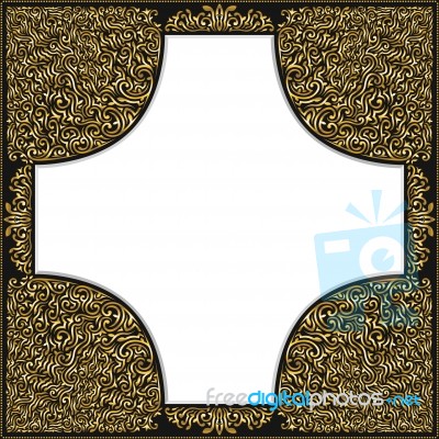 Ornament Frame Stock Image