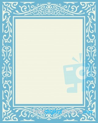 Ornament Frame Stock Image