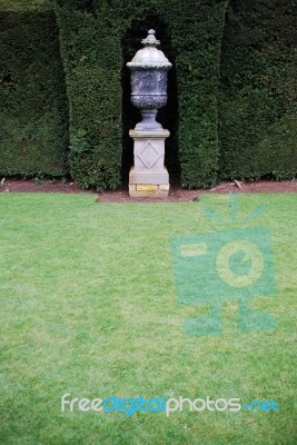 Ornamental Garden (architectural Detail) Stock Photo