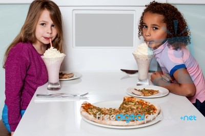 Our Favorites Milkshake Stock Photo