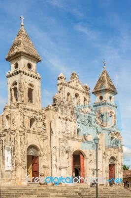 Our Lady Of Guadalupe Church, Granada, Nicaragua Stock Photo