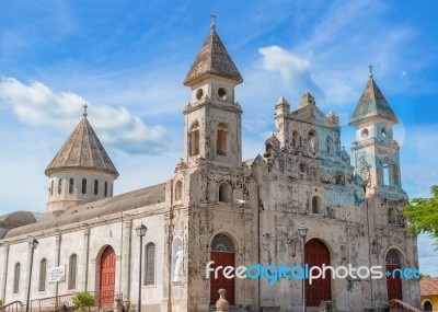 Our Lady Of Guadalupe Church, Granada, Nicaragua Stock Photo