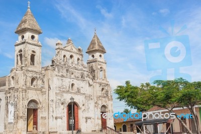 Our Lady Of Guadalupe Church, Granada, Nicaragua Stock Photo