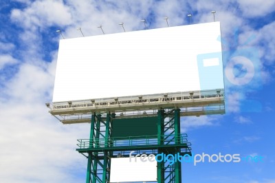 Outdoor Billboard Stock Photo