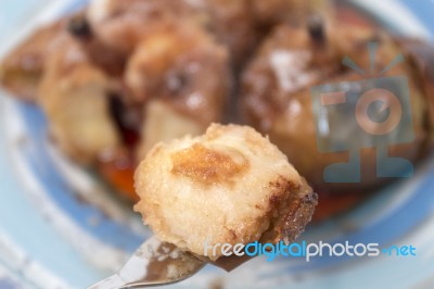 Oven Baked Apples Stock Photo