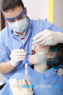 Overview Of Dental Caries Prevention Stock Photo