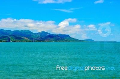 Pacific Ocean Coast Line In Panama Stock Photo